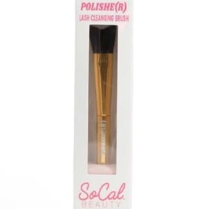 Lash Cleansing Brush by SoCal Beauty - Ultra-Soft Synthetic Bristles Gentle Lash